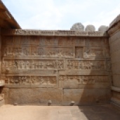 Carvings telling the Ramayana